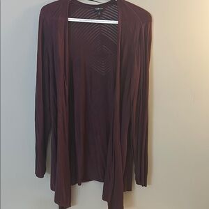 Torrid Burgundy Open Front Cardigan